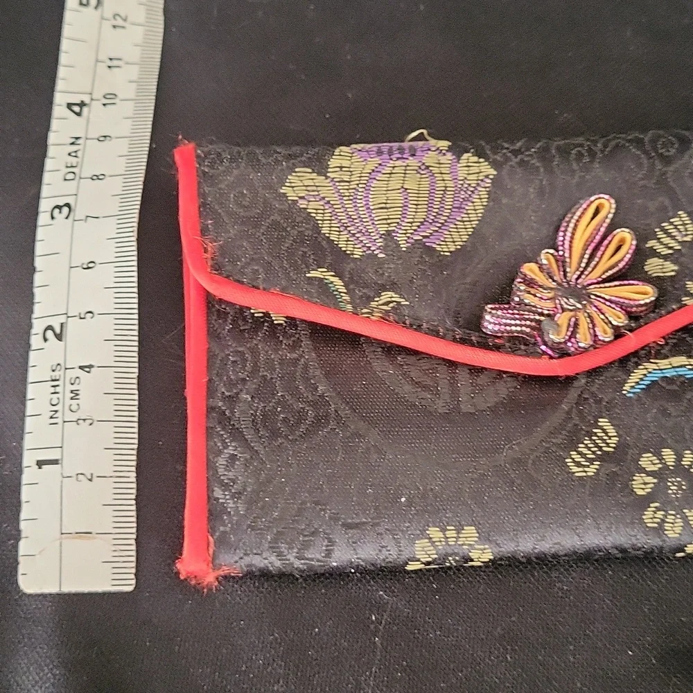 Vintage Silk Jewelry Pouch